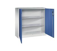 Armario auxiliar de taller con puertas batientes C+P, H x A x P 1200 x 1200 x 400 mm
