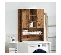Armario auxiliar dora 4 estantes + 2 puertas madera 90x70,5x25,5 cm