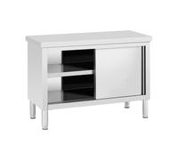 Armario bajo de cocina de acero inoxidable - ECO - 120 x 50 cm - 330 kg - Royal Catering