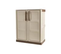 Armario Bajo Gris 3 Puertas 1 Estante 102x37h84 cm