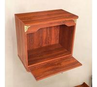 Armario budista para altar, estante de madera montado en la pared para oración y meditación, ideal para el templo del hogar y santuarios de Buda