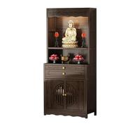 Armario budista para altar - Mesa de ofrenda para Buda y Bodhisattva Guanyin - Pedestal chino para el santuario del hogar y tributo a la deidad de la riqueza
