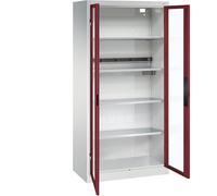Armario cargador de baterías BASIC C+P, con puertas con ventanilla