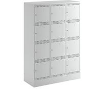 Armario cargador de baterías con compartimentos bajo llave LISTA, con compartimentos 3 x 4