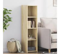 Armario Cocina almacenaje Auxiliar homcom aparador entradaAparador Alto Madera de ingeniería Roble Sonoma 30x41x124 cm