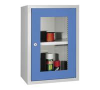 Armario colgante, altura 600 mm Pavoy, con puerta/s con ventanilla