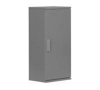 Armario Colgante de baño Relaxdays, 2 estantes, H x A x F: 62 x 30 x 21 cm, Estante Regulable, MDF, Gris Azulado