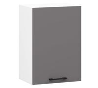 Armario colgante de cocina akord oliwia blanco 40 cm 1 puerta frente en color gris grafito 40x30x58 cm
