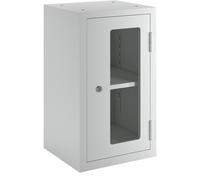 Armario colgante para taller eurokraft basic, H x A x P 600 x 350 x 320 mm, puertas con ventanillas
