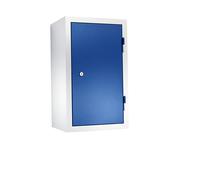 Armario colgante para taller eurokraft basic, H x A x P 600 x 350 x 320 mm, puertas de chapa maciza