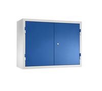 Armario colgante para taller eurokraft basic, H x A x P 600 x 800 x 320 mm, puertas de chapa maciza