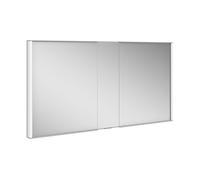 Armario con espejo de pared KEUCO ROYAL MATCH, 2 puertas, elemento central fijo, 1300mm, 12815171301