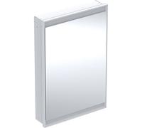 Geberit ONE - Mueble con espejo con iluminación LED, 600x900x150 mm, bisagras a la izquierda, empotrable, blanco 505.800.00.2