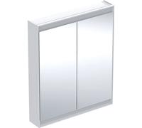 Armario con espejo Geberit ONE con ComfortLight, 2 puertas, montaje en superficie, 75x90x15cm, 505.812.00., Color: blanco / aluminio con recubrimiento de polvo - 505.812.00.2