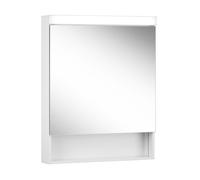 Armario con espejo iluminado LOW basic LED de Schneider, 1 puerta de 60cm, tope intercambiable, compartimento abierto en la parte inferior, 595x120x742mm, 171.265.02.02, Versión: EstÃ¡ndar de la UE/bl