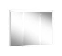 Armario con espejo iluminado LOW basic LED de Schneider, 3 puertas 30/40/30cm, 995x120x747mm, 171.301.02.0201, Versión: Estándar de la UE/blanco del corpus/3000K
