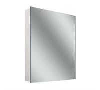 Armario con espejo iluminado Schneider STYLE TW LED, 1 puerta de espejo doble, enchufe a la izquierda, 51,5x71,5x12cm, 194.051.02.02, Versión: Normativa europea/corpus blanco