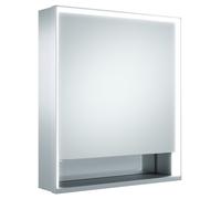Armario con espejo KEUCO Royal Lumos, de pared, 1 puerta, puerta corta, con espejo calefactor, abatible a la derecha, 650mm, 14301171105, Versión: con control Dalí