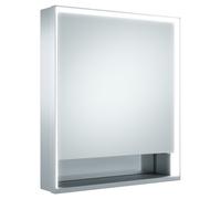 Armario con espejo KEUCO Royal Lumos, de pared, 1 puerta, puerta corta, con espejo calefactor, abatible a la izquierda, 650mm, 14321171204, Versión: sin control Dalí