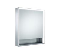 Armario con espejo KEUCO Royal Lumos, de pared, 1 puerta, puerta corta, estante abierto, abatible a la izquierda, 650mm, 14321171201, Versión: sin control Dalí