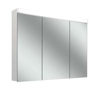 Armario con espejo LOW plus 15 LED, 3 puertas 30/40/30cm, 995x147x747mm, iluminación superior, 172.301.01.0201, Versión: CH standardna/korpusno bela/3000K