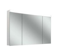 Armario con espejo LOW plus 15 LED, 3 puertas 30/60/30cm, 1195x147x747mm, iluminación superior, 172.321.01.0201, Versión: CH standardna/korpusno bela/3000K