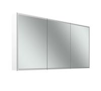 Armario con espejo Schneider GLOW D2W, 3 puertas 50/50/50cm, 1513x136x736mm, iluminación perimetral, Dim2Warm, 218.151.01.02, Versión: CH estándar/estuche blanco