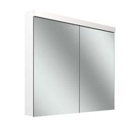 Armario con espejo Schneider LOW plus LED, 2 puertas 45/45cm, 895x120x747mm, iluminación superior, 172.090.01.02, Versión: CH estándar/blanco corporal/4000K