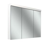 Armario con espejo Schneider LOW plus LED, 3 puertas 30/40/30cm, 995x120x747mm, iluminación superior, 172.101.02.02, Versión: Norma UE/blanco corporal/4000K