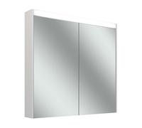 Armario con espejo Schneider OBJECT Line Comfort LED, 2 puertas 40/40cm, 795x123x743mm, iluminación superior, 204.080.02.02, Versión: Norma UE/blanco corporal/4000K