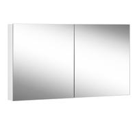 Armario con espejos EASY de Schneider, sin iluminación, 2 puertas, bisagras a izquierda y derecha, 1295x120x700mm, 177.130.00.02, Versión: Sin enchufe