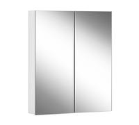 Armario con espejos EASY de Schneider, sin iluminación, 2 puertas, bisagras a izquierda y derecha, 595x120x700mm, 177.061.00.02, Versión: Sin enchufe