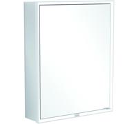 Armario con espejos empotrado My View Now de Villeroy & Boch, 1 puerta, bisagra izquierda, con iluminación, con interruptor de encendido/apagado, compatible con Smart Home, 600x750x167,5mm, A4586L00