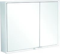 Armario con espejos empotrado My View Now de Villeroy & Boch, 2 puertas, con iluminación, con interruptor de encendido/apagado, compatible con Smart Home, 1000x750x167,5mm, A4581000
