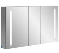 Armario con espejos My View 14 de Villeroy & Boch, con iluminación LED vertical, 1300x750x173mm, A4241300