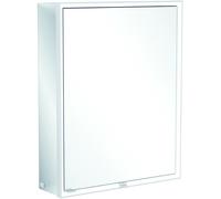 Armario con espejos My View Now de Villeroy & Boch, 1 puerta, abatible a la derecha, con iluminación, con regulador de intensidad con sensor, 600x750x168mm, A4556R00