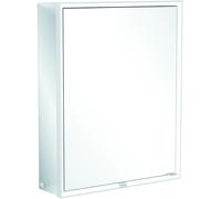 Armario con espejos My View Now de Villeroy & Boch, 1 puerta, abatible a la izquierda, con iluminación, con regulador de intensidad con sensor, 600x750x168mm, A4556L00