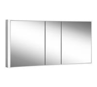 Armario con espejos Schneider GLOW classic HCL, 3 puertas 60/30/60cm, 1525x158x731mm, iluminación perimetral, regulable sin escalonamiento, 182.150.02.50, Versión: Normativa de la UE/corpus anodizado