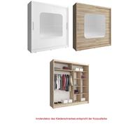 Armario con Puertas Correderas Dormitorio Espejo Color - Medidas a Elegir