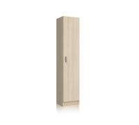 Armario de 1 puerta en roble canadian 37x180 cm multi useful 37