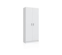 Armario de 2 puertas en blanco artik 73x180 cm multi useful 73