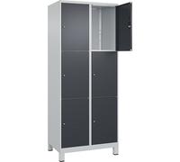 Armario de 3 compartimentos Classic PLUS C+P, 2 compartimentos