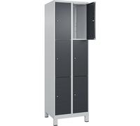 Armario de 3 compartimentos Classic PLUS C+P, 2 secciones