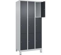 Armario de 3 compartimentos Classic PLUS C+P, 3 secciones