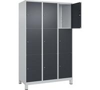 Armario de 3 compartimentos Classic PLUS C+P, 3 secciones