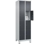 Armario de 4 compartimentos Classic PLUS C+P, 2 secciones