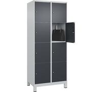 Armario de 4 compartimentos Classic PLUS C+P, 2 secciones