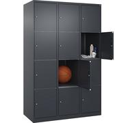 Armario de 4 compartimentos Classic PLUS C+P, 3 compartimentos