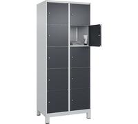 Armario de 5 compartimentos Classic PLUS C+P, 2 secciones