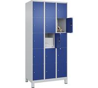 Armario de 5 compartimentos Classic PLUS C+P, 3 secciones